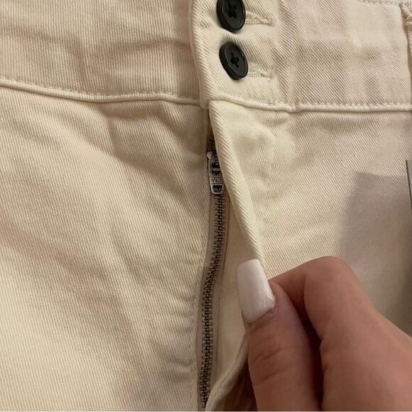 Everlane NWT High Rise Wide Leg Straight Crop Organic Cotton Minimalist Pant 14 - Picture 8 of 15